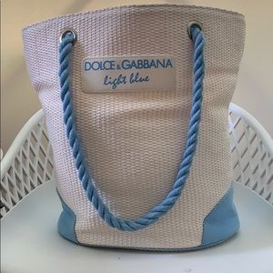 Dolce & Gabbana Light Blue Tote + Coin Purse